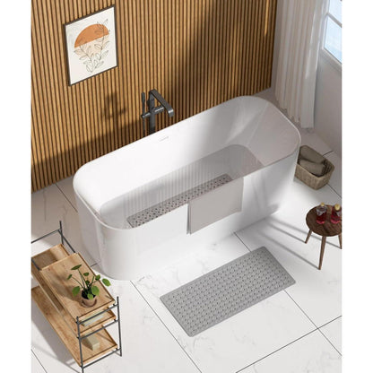 Rutschfeste Badewannenmatte 89x40cm – Schnelltrocknend & Hygienisch