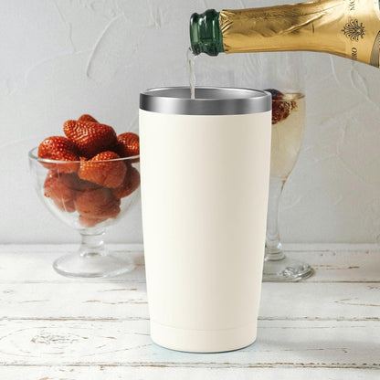 Thermobecher Kaffee to go 600ml Isolierter Trinkbecher mit Henkel