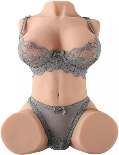 3D Masturbator Sex Püppë für Männer 2in1 Spielzeug Taschenmuschi