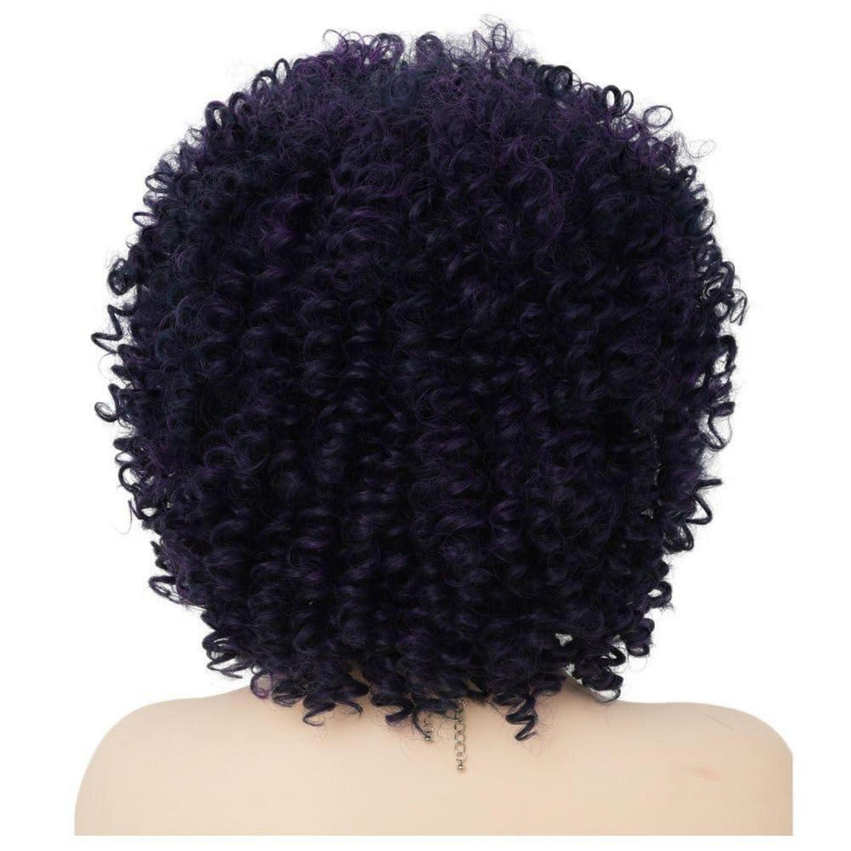 Afro Lila Locken Perücke – Synthetisch & Hitzebeständig