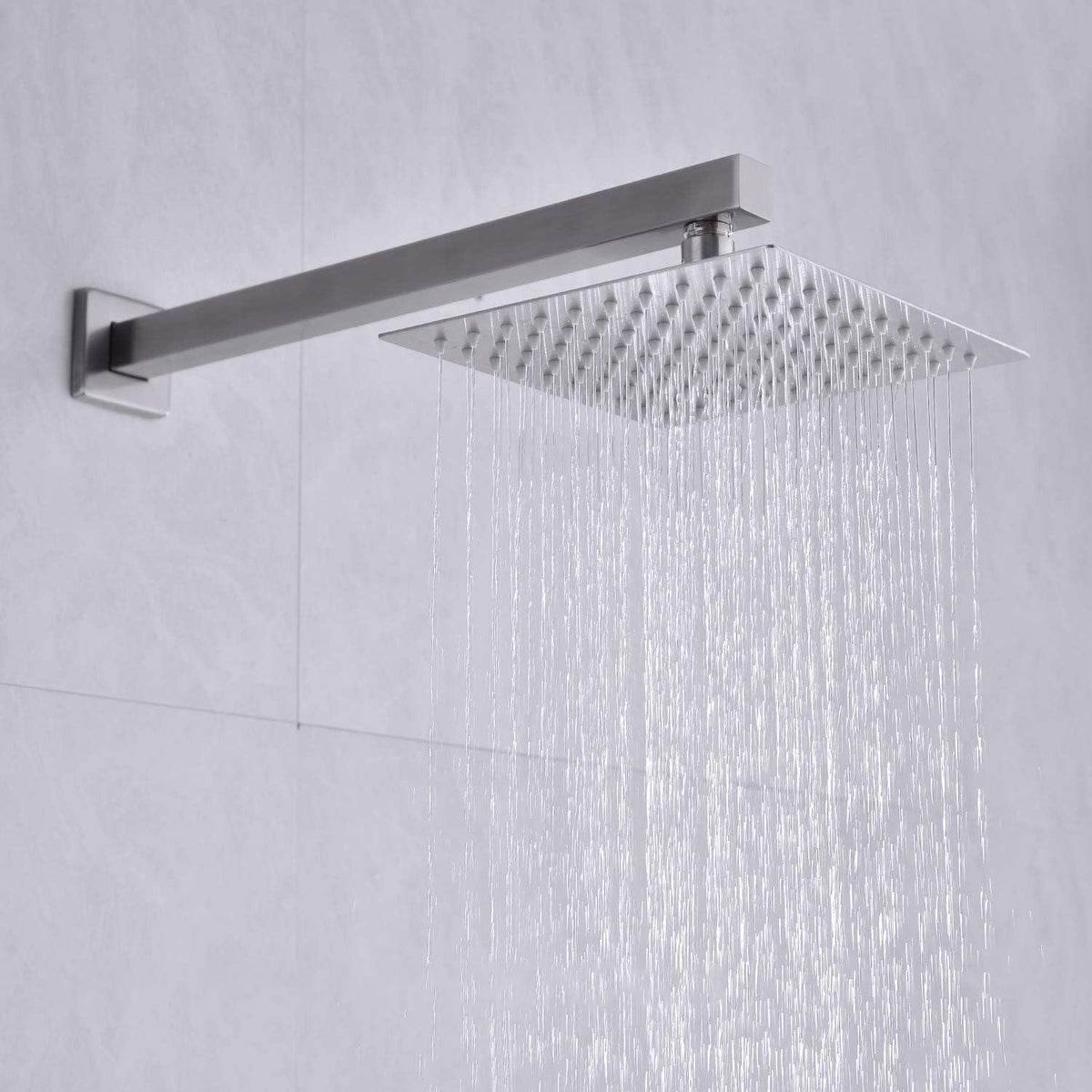 40cm Edelstahl Brausearm Wandarm für Duschkopf Regenbrause