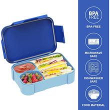 Brotdose Kinder mit Fächern 900ml Auslaufsicher Bento-Box