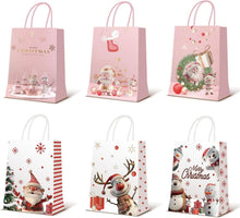24er Set Weihnachts-Geschenktüten 3D Kraftpapierfestlichkeit