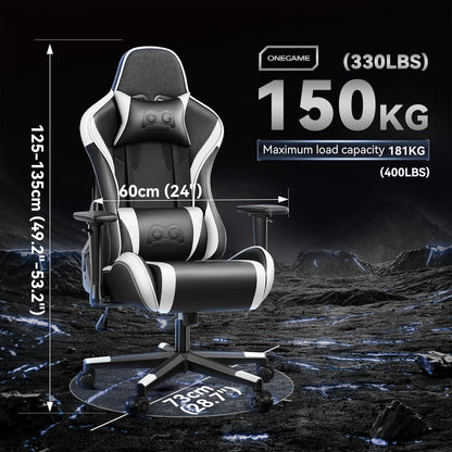 Gaming Stuhl Ergonomisch 3D Armlehnen Bürostuhl höhenverstellbar
