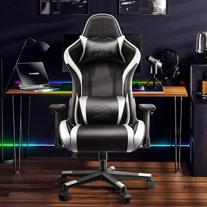 Ergonomischer Gamingstuhl 3D Armlehnen Bürostuhl höhenverstellbar 150KG