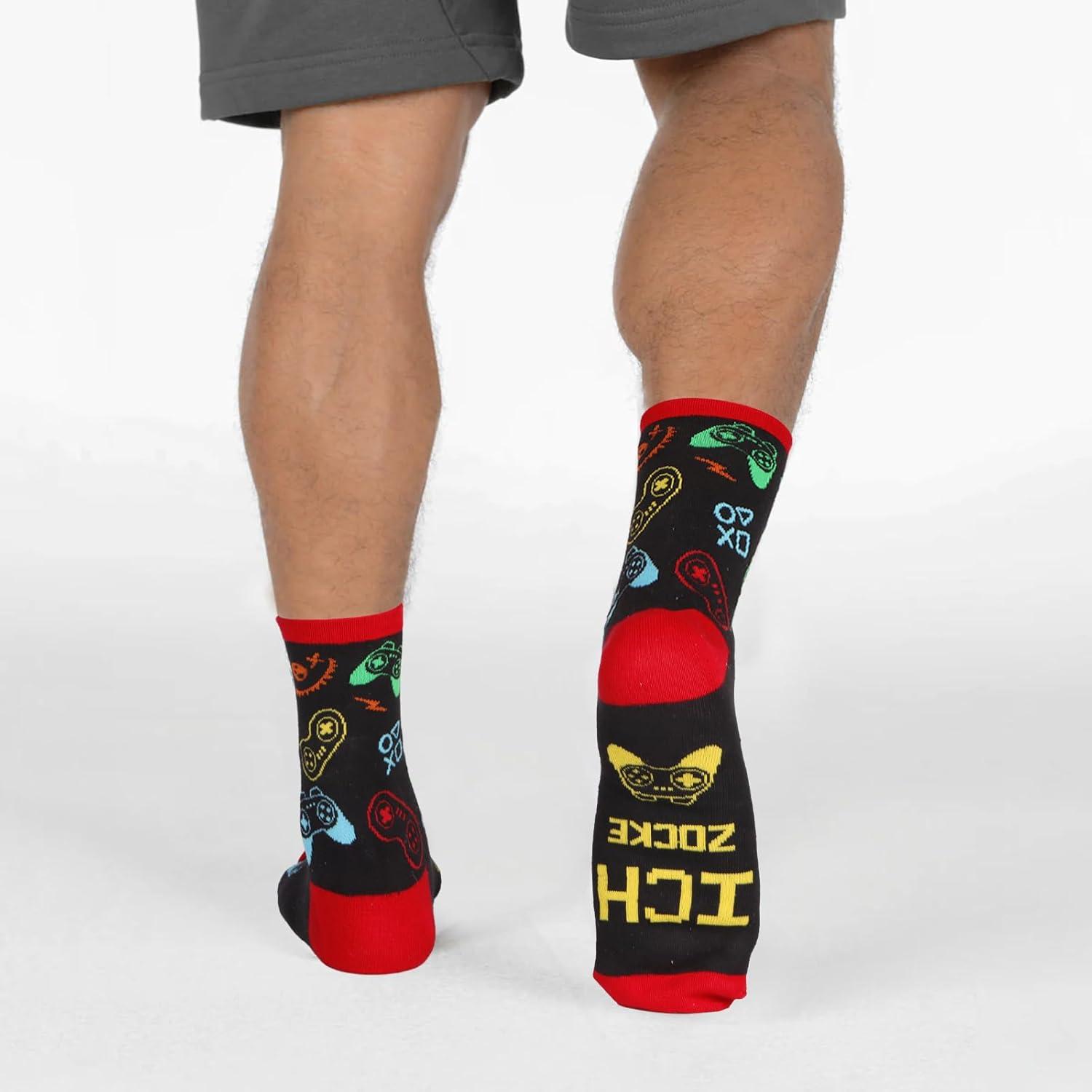 Lustige Gaming Socken - BITTE NICHT STÖREN ICH ZOCKE - Gamer Geschenk