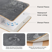 Hundedecke wasserdicht Sherpa Fleece Olivgrün L