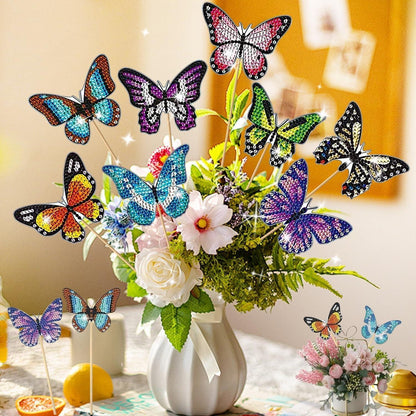 Diamant Painting Schmetterling Set 8er Pack für Anfänger