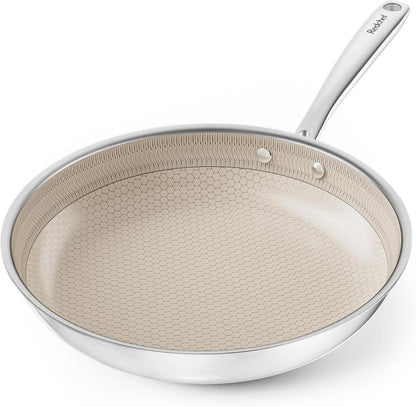 Premium Wabenpfanne 28 cm Antihaft & Kratzfest für alle Herdarten