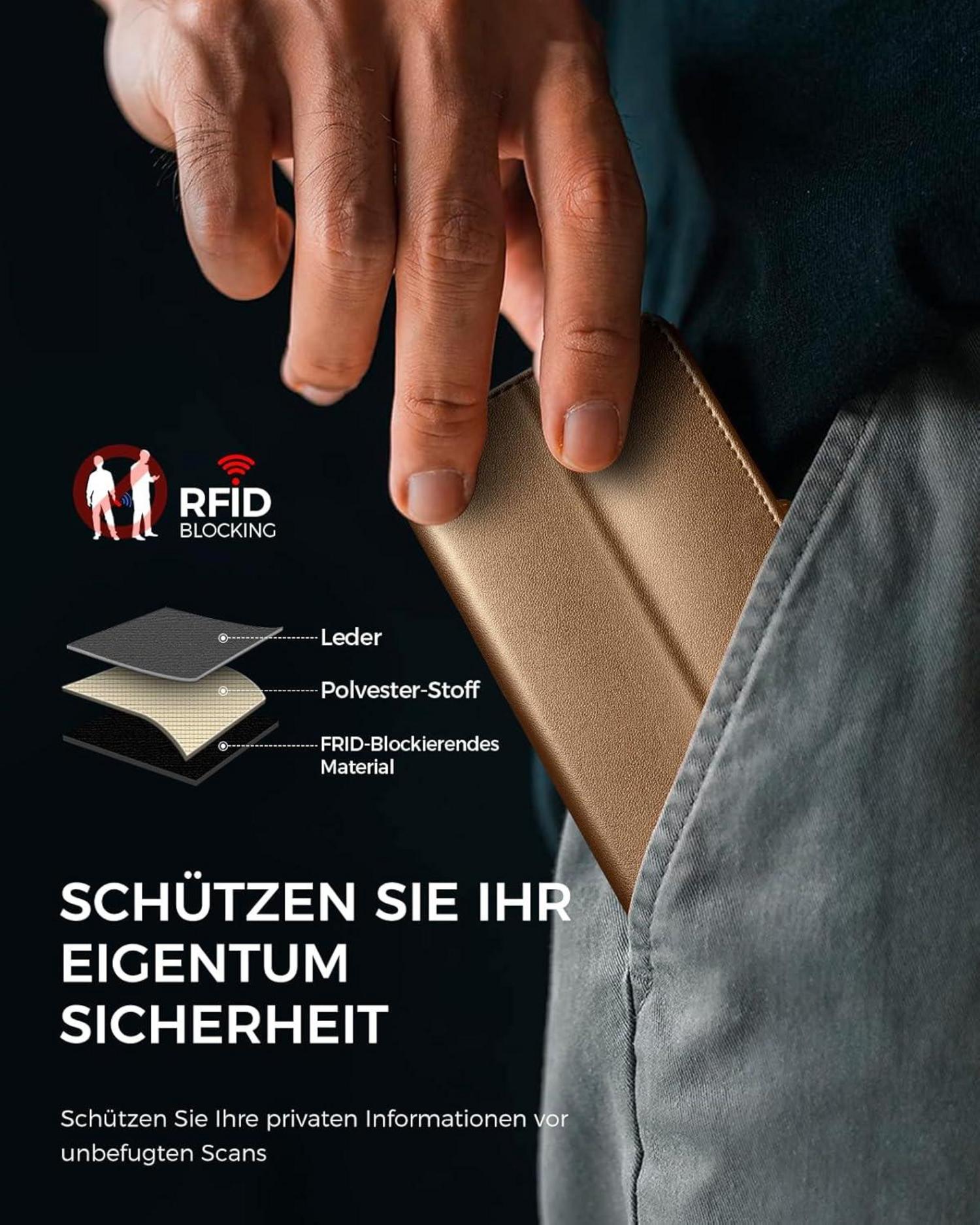 Handyhülle Samsung Galaxy S20 FE Premium Leder Braun mit RFID Schutz & Standfunktion