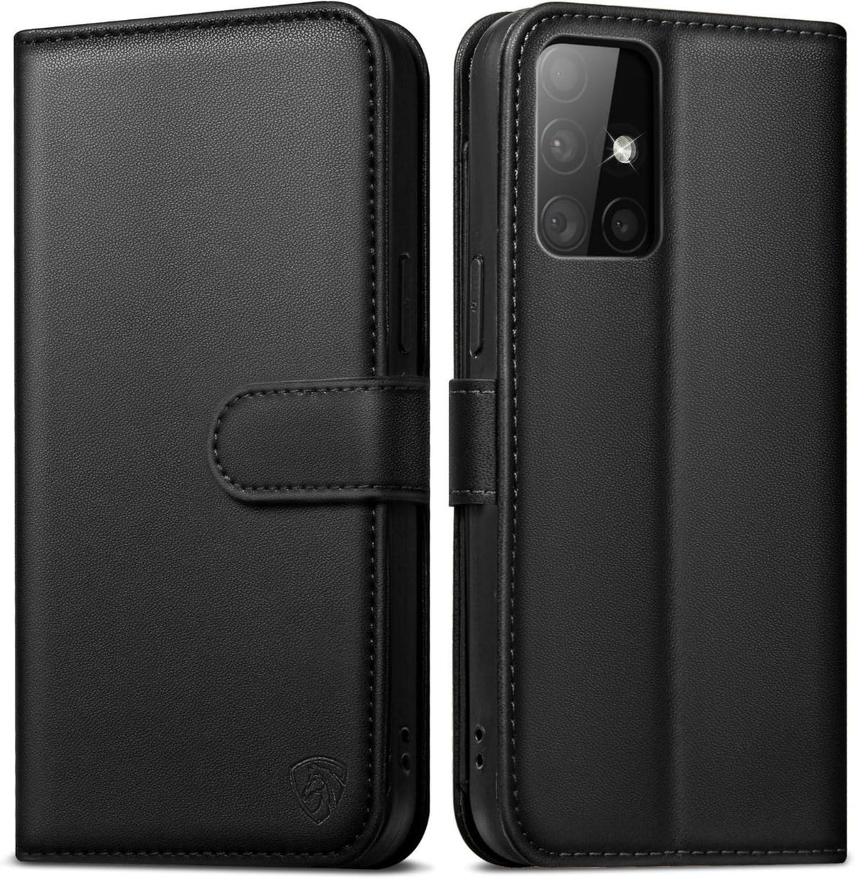 Samsung Galaxy A51 Handyhülle Schwarz RFID Schutz Glas