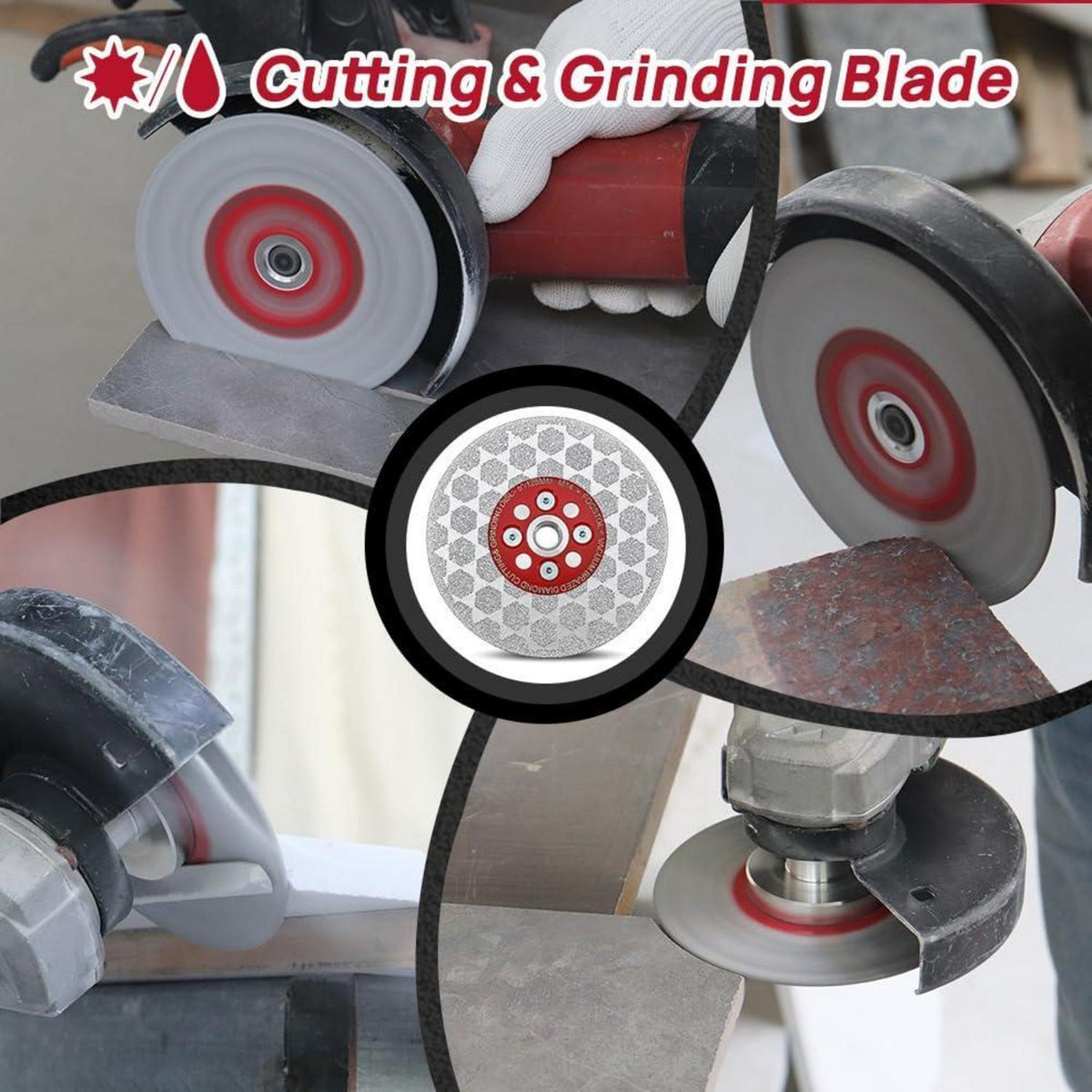 Diamant Trennscheibe 125mm für Winkelschleifer, 5 Stück