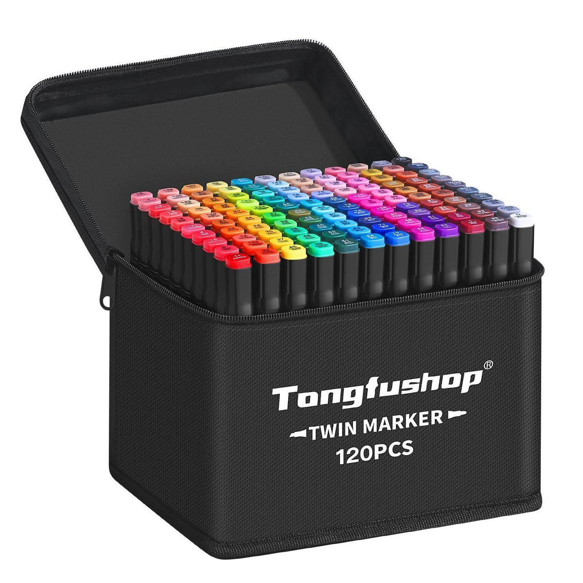 120er Marker Stifte Set – Alkohol-Marker, Doppelspitze