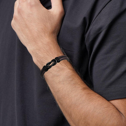 Armband "Ich Liebe Dich" - Geschenk für Sohn in Lederoptik