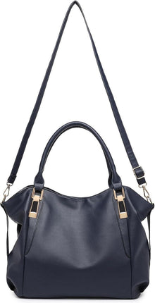 Miss Lulu Damen große Shopper Tote Bag aus PU-Leder