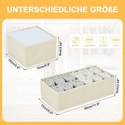 Homsorout Schubladen Organizer 8er Set Aufbewahrungsboxen
