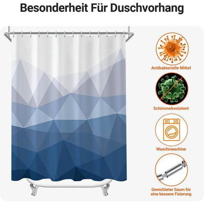 Duschvorhang Geometrisches Design 240x180