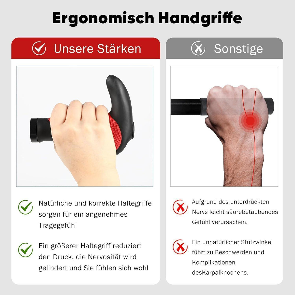 Ergonomische MTB Fahrradgriffe mit Lock-On Design – Rutschfest & Komfortabel