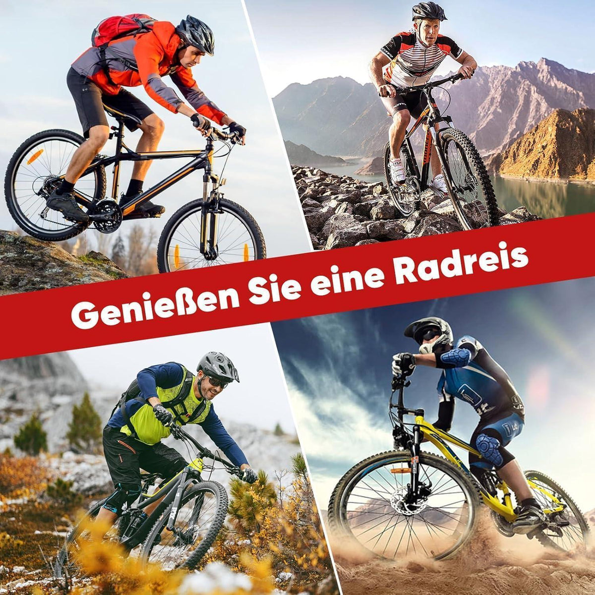Ergonomische MTB Fahrradgriffe mit Lock-On Design – Rutschfest & Komfortabel