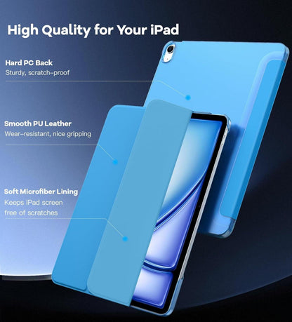 Schlanke Hülle für iPad Air 13 Zoll 2024 mit Ständer und Auto