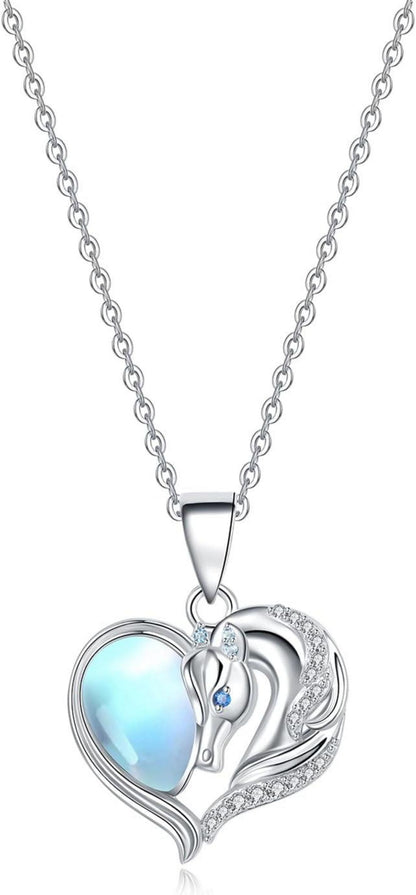 GW Herz Halskette Silber 925 Geschenke Frauen Mädchen Freundin