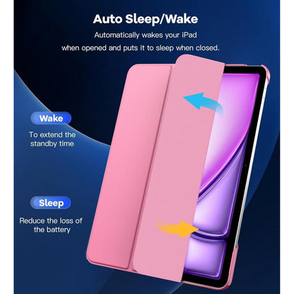 iPad Air 13 Zoll Hülle mit Ständer, Fondant Rosa