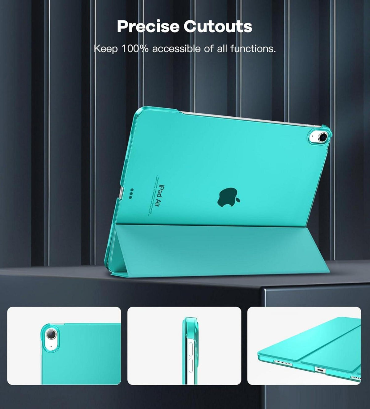 Für iPad Air 13 Zoll Hülle M2 2024, Touch ID, Auto