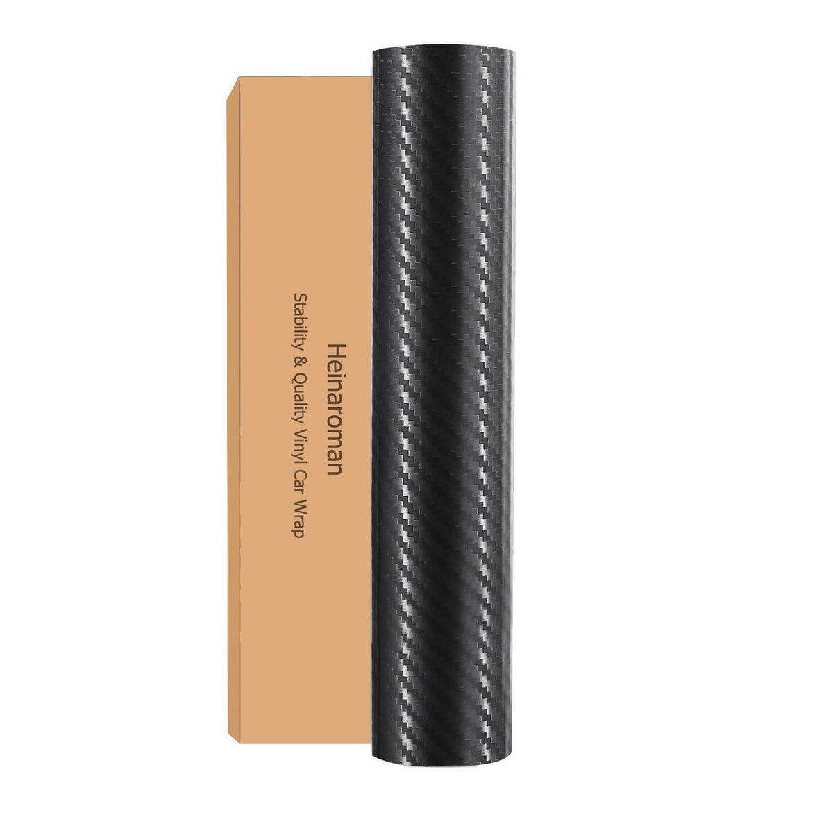 Kratzfeste Autofolie 152x152cm – Kohlefaser Schwarz
