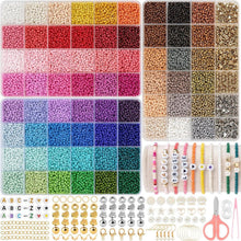 Perlen Armband DIY Set 3mm Pastell Buchstabenperlen