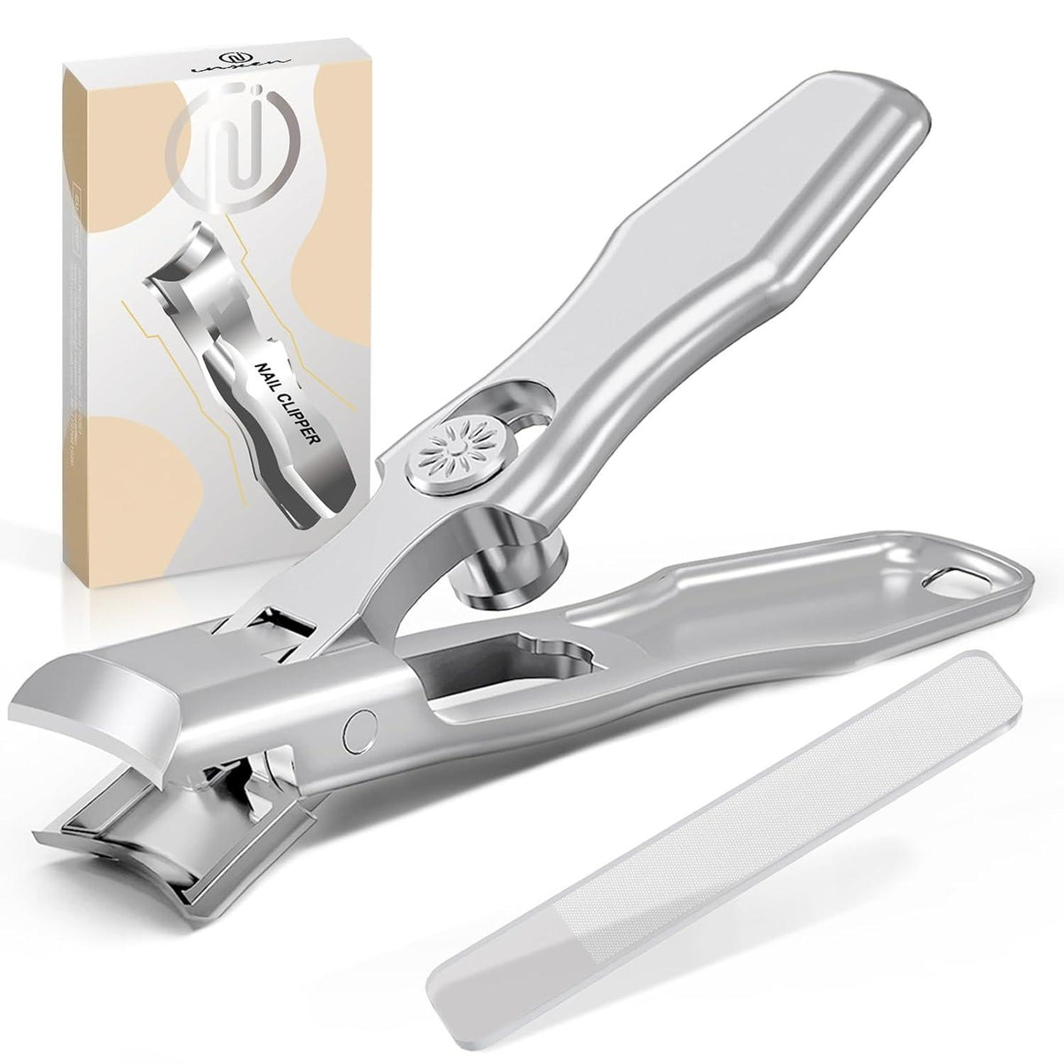 Nagelknipser für dicke Fuß- und Fingernägel, Edelstahl, 12mm-Klinge