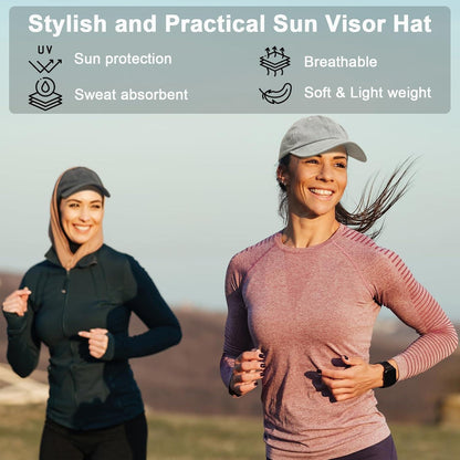 Vorgewaschene Baseball Cap Herren Damen – Einstellbare Schildmütze Schwarz