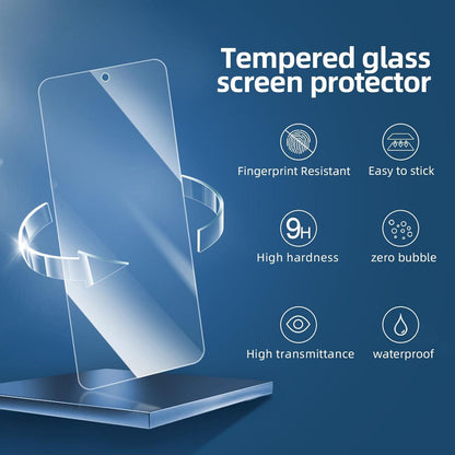 Panzer Schutz Glas Google Pixel 8A 9H Härte HD Displayschutz 3 Stück