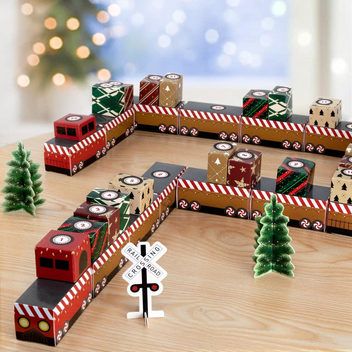 DIY Zug Adventskalender zum Basteln & Befüllen, Weihnachts Geschenk