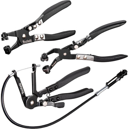 Schlauchklemmenzangen-Set 3-teilig mit 68,6 cm Reichweite