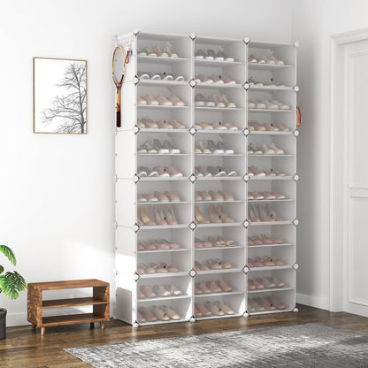 Vicye Schuhregal 12 Ebenen Schrank Hoch 72 Paar Schuhe