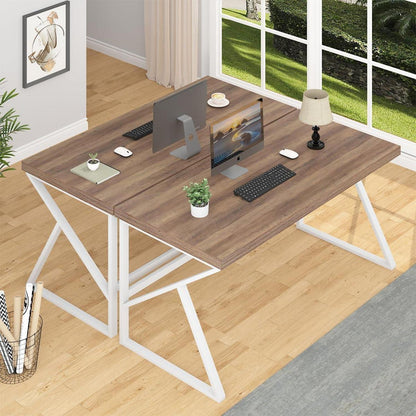 Schreibtisch Computertisch PC Tisch Holz Bürotisch Modern 152x60x75.5cm