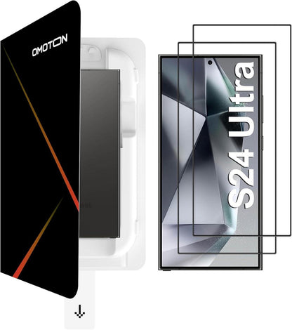 OMOTON Displayschutzfolie Samsung Galaxy S24 Ultra 2 Stück