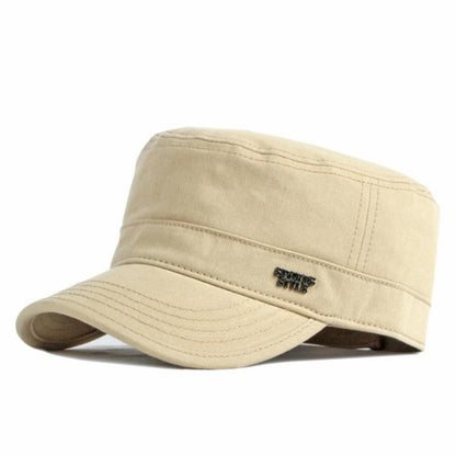 Military Cap Herren Damen Baumwolle Einstellbar Vintage Freizeit Kappe