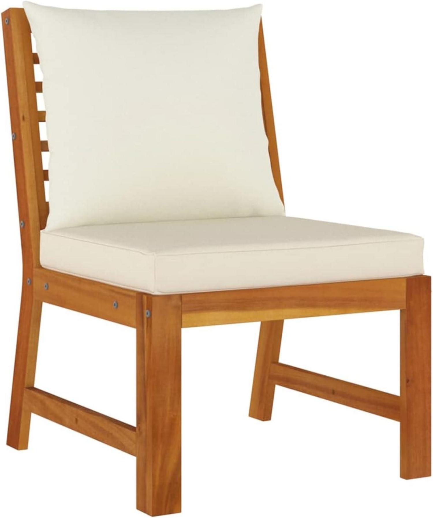 Gartenlounge Set Holz Ecklounge Sitzgruppe L-Form Outdoor Loungemöbel