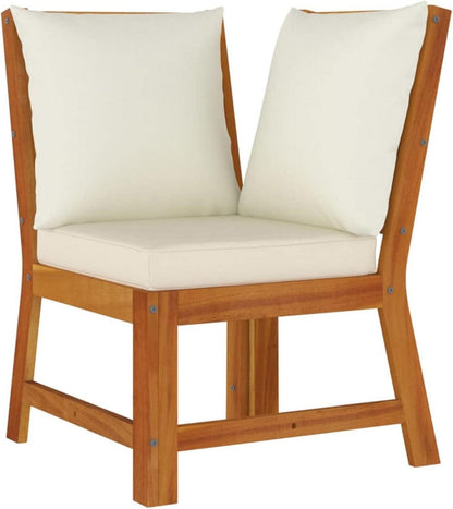 Gartenlounge Holz Ecklounge Sitzgruppe Esstisch Hocker Tisch
