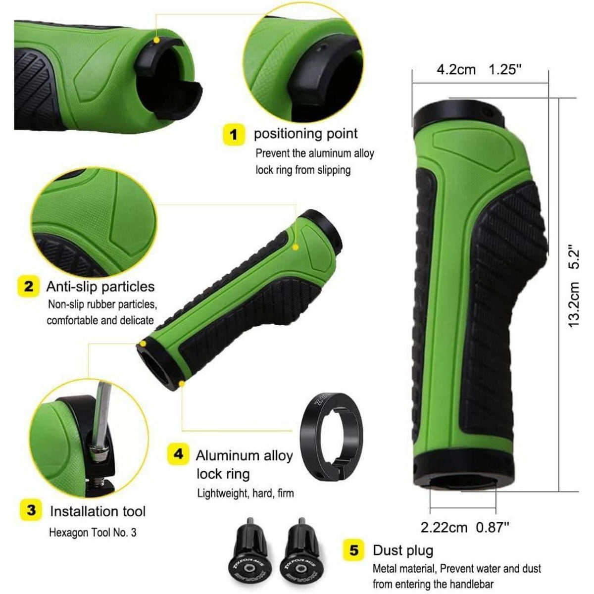 Ergonomische Fahrradgriffe – Rutschfest & Komfortabel