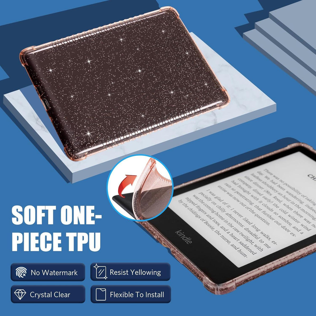 Durchsichtige Hülle für Kindle Paperwhite 11. Generation 2021