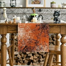 Artoid Mode Orange Spinnennetz Halloween Tischläufer 40x140