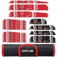 36tlg. Säbelsägeblatt-Set für Holz, Metall, Kunststoff mit Tasche