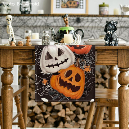 Artoid Mode Schwarzer Halloween Tischläufer 40x100 cm