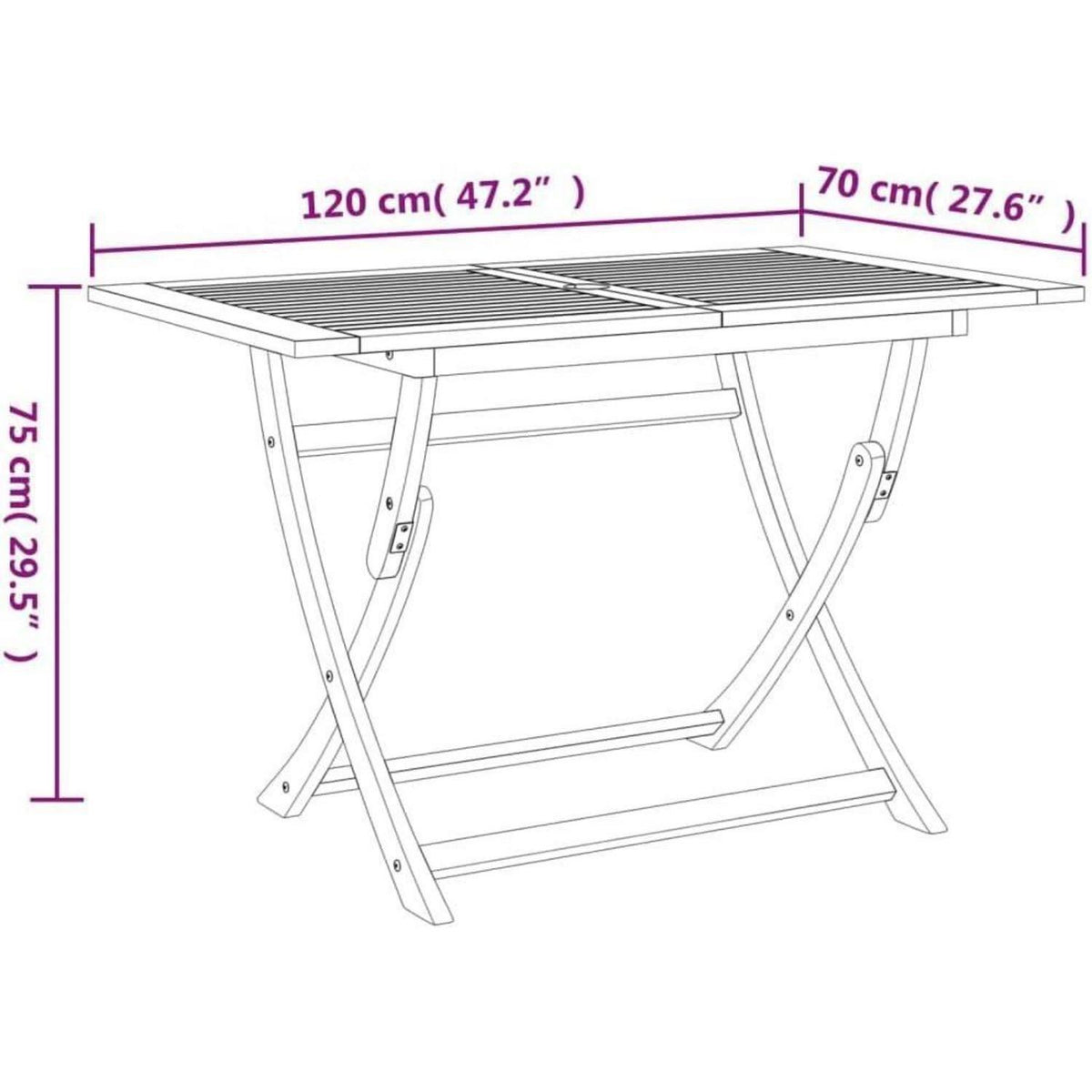 Garten Essgruppe Akazie Massivholz Latten-Design 5-teilig