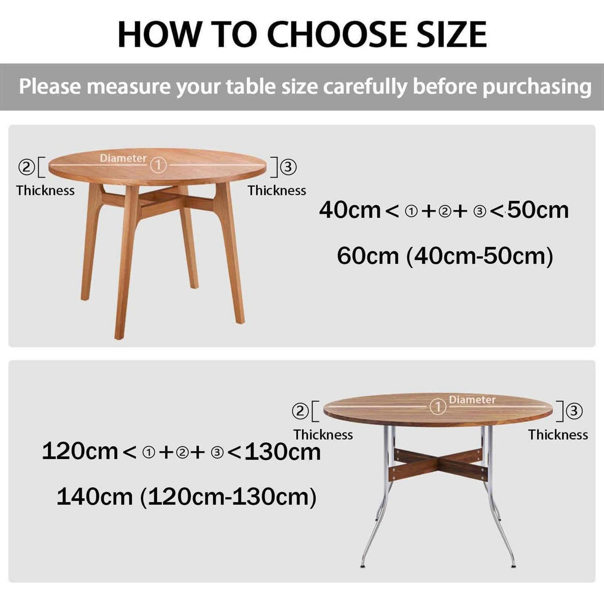 Runde Tischdecke elastisch, abwaschbar, rot, 80 cm