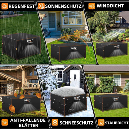 Gartenmöbel Abdeckung Winterfest | 420D Oxford | 150x90x75cm