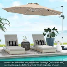 Sonnenschirm Ø325cm mit Kurbelvorrichtung & Ständer