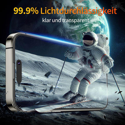 Displayschutz Panzerglas für iPhone 15/14 Pro/16 6,1'' 2x